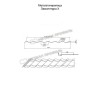 Металлочерепица МП Ламонтерра X NormanMP RAL 6018